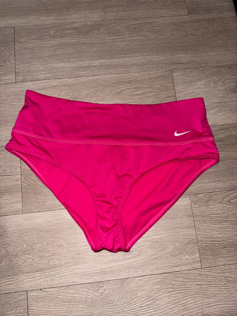 Nike Hot Pink High Waist Bikini Bottoms